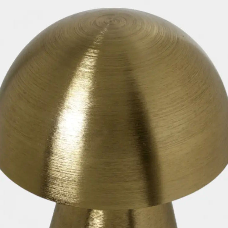 Lampe en métal triangulaire dorée, LISON