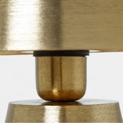 Lampe en métal triangulaire dorée, LISON