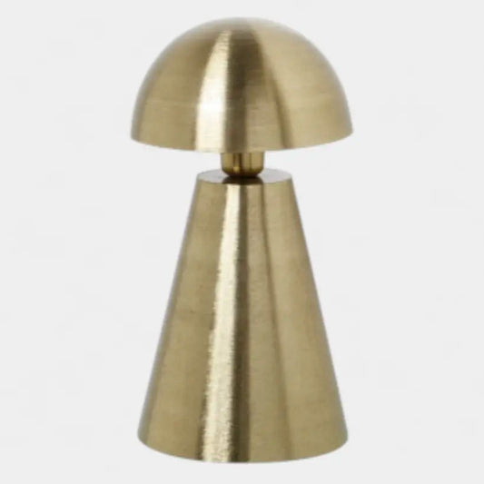 Lampe en métal triangulaire dorée, LISON