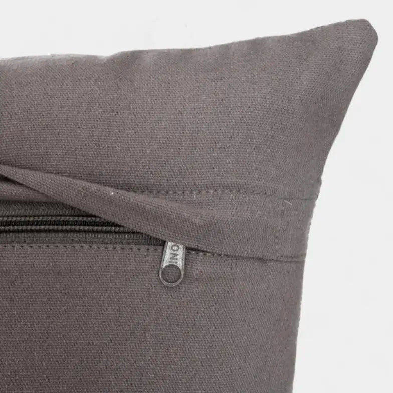 Coussin carré à motifs gris COSMOS