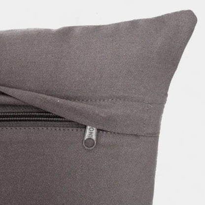Coussin carré à motifs gris COSMOS