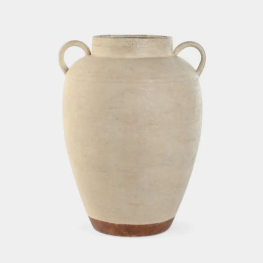 Vase en métal beige VIANCA