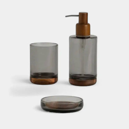 Porte savon en verre fumé BEAU
