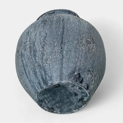 Vase en céramique style rustique gris VARLIA