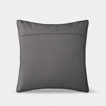 Coussin carré à motifs gris COSMOS