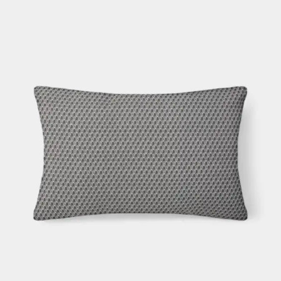 Coussin rectangle gris à motif COSMOS