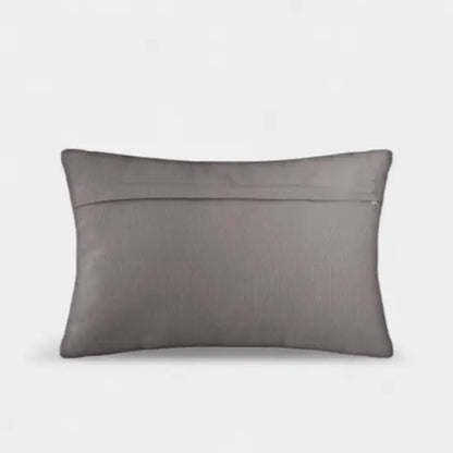Coussin rectangle gris à motif COSMOS