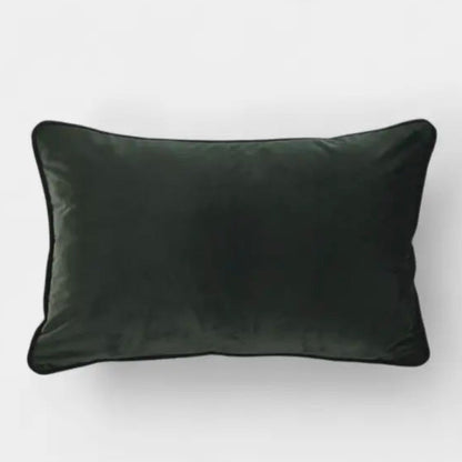 Coussin velours vert CANDIDE L