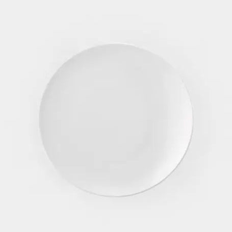 Assiette plate blanche ANOUCK (6 Unités)