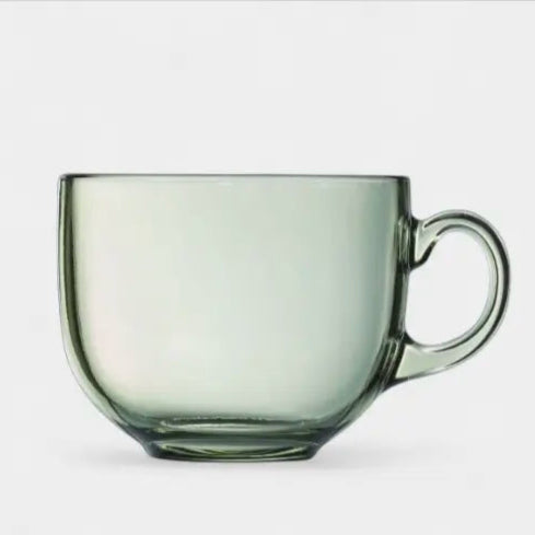 Tasse en verre vert GLENN (6 Unités)