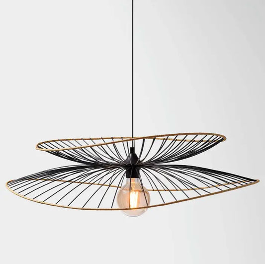 Suspension en métal noir et beige Atmosphera LAETICIA