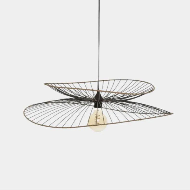 Suspension en métal noir et beige Atmosphera LAETICIA