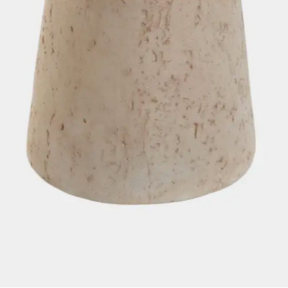 Bougeoir effet marbre beige, DANÉO