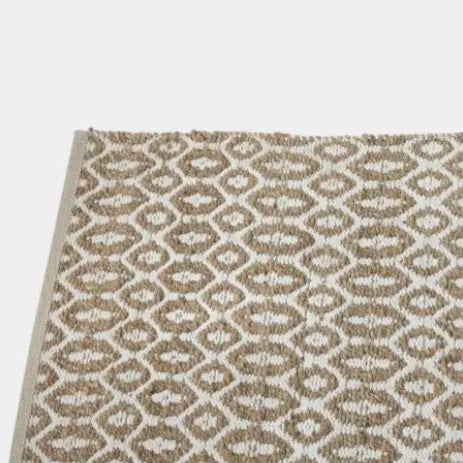 Tapis à motifs géométriques blanc, TAO - 160 x 230