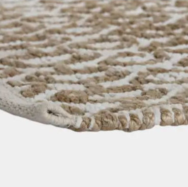 Tapis à motifs géométriques blanc, TAO - 160 x 230