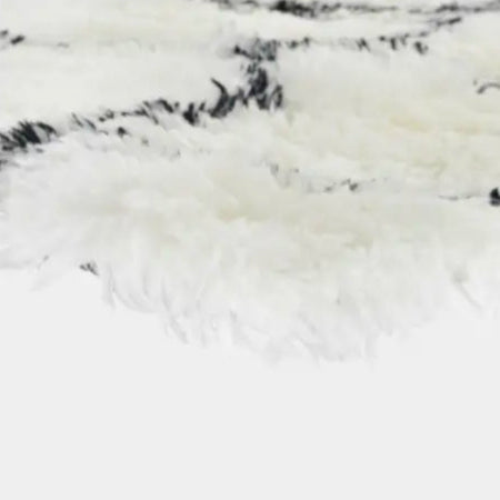 Tapis blanc à losanges noirs, THALIA S - 120 x 180
