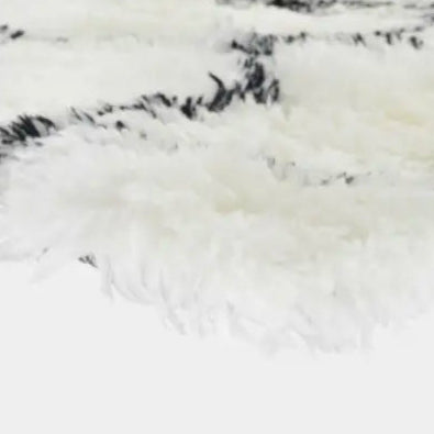 Tapis blanc à losanges noirs, THALIA L - 160 x 230