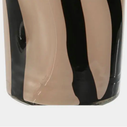 Vase crème rayé noir VALENTINE