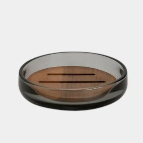 Porte savon en verre fumé BEAU