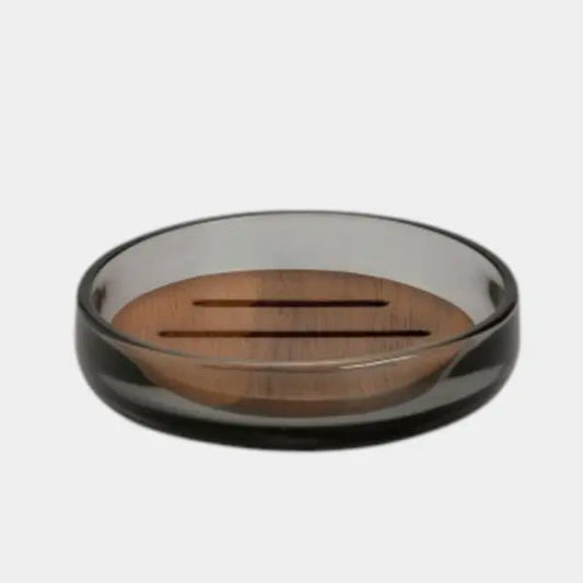 Porte savon en verre fumé BEAU