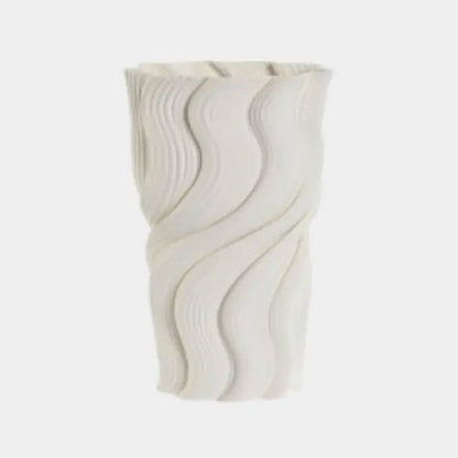 Vase en grès drapé VALEA