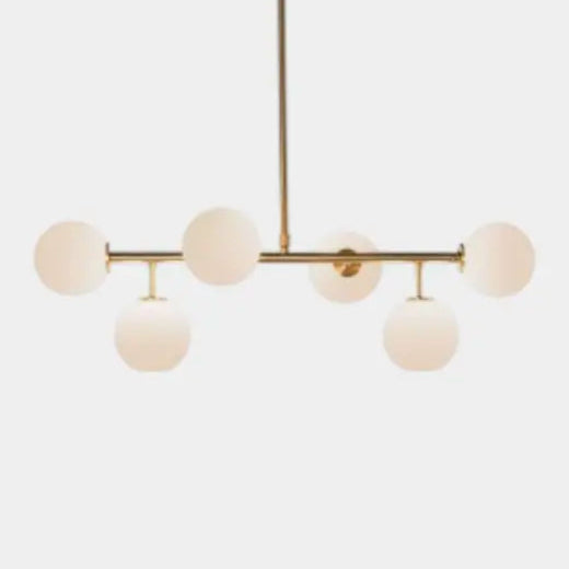 Suspension dorée et sphère en verre LIZE
