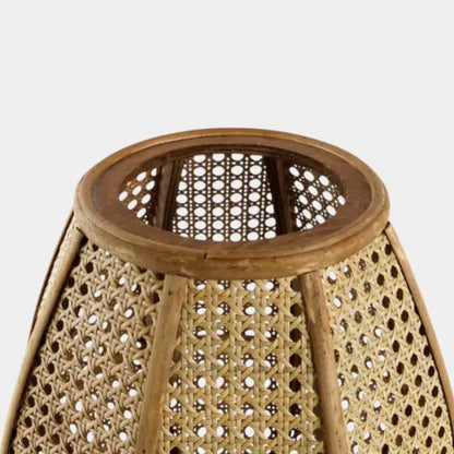 Lampe de table en rotin, LOYAL
