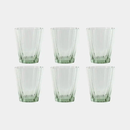 Set de verres vert GARANCE (6 unités)