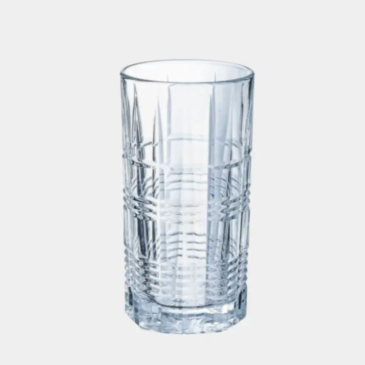 Set de verres quadrillé, whisky, GRACE M (6 unités)
