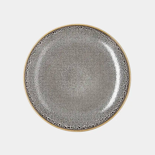 Assiette plate grise ALBANE (6 Unités)