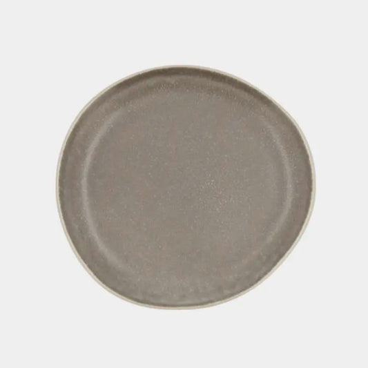 Assiettes à dessert taupe AMANDA (Lot de 6)