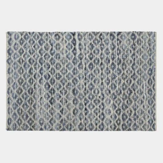 Tapis à motifs en jean TYLIO - 120 x 180