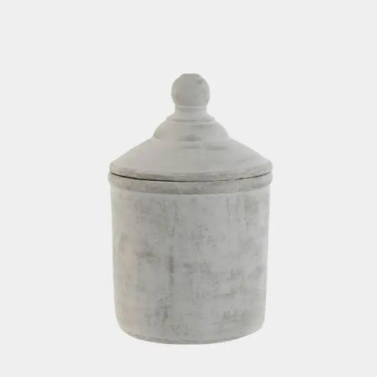 Pot en ciment gris VERIKA