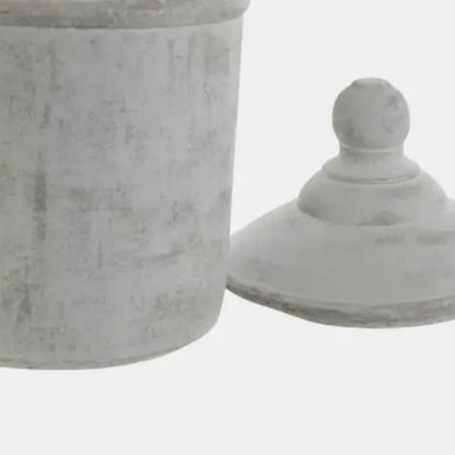 Pot en ciment gris VERIKA