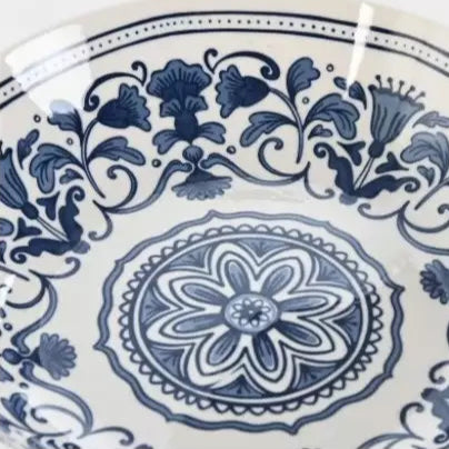 Service d’assiettes en porcelaine méditerranéennes