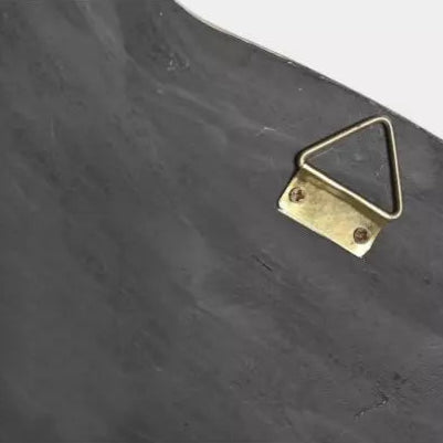 Miroir décoratif doré en forme d’oiseau