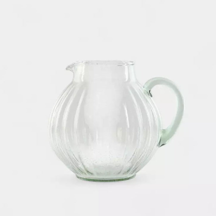 Pichet en verre soufflé GARANCE