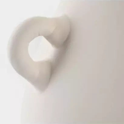 Vase en terre cuite beige MIRA