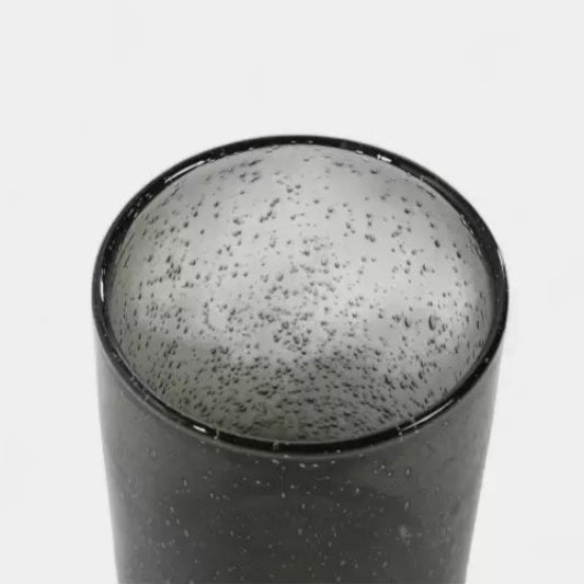 Vase en verre vert bullé SÉRÉNITÉ
