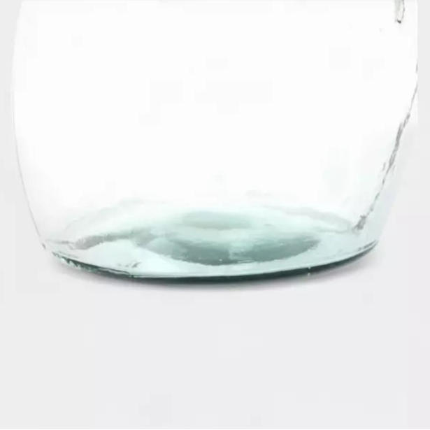 Vase dame jeanne en verre recyclé transparent Alto Mare