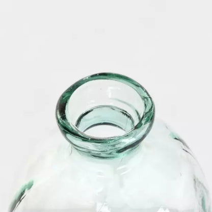 Vase dame jeanne en verre recyclé transparent Alto Mare