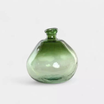Vase dame jeanne en verre recyclé SIENA