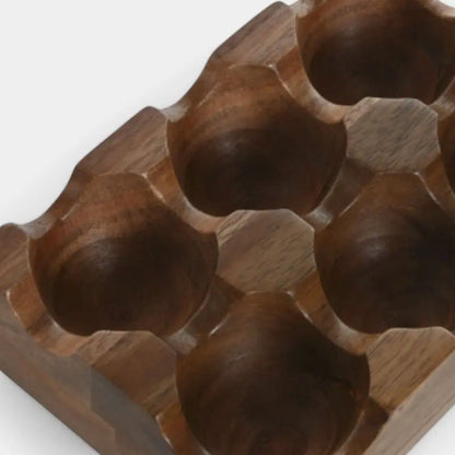 Coquetier en bois d'Acacia KAI
