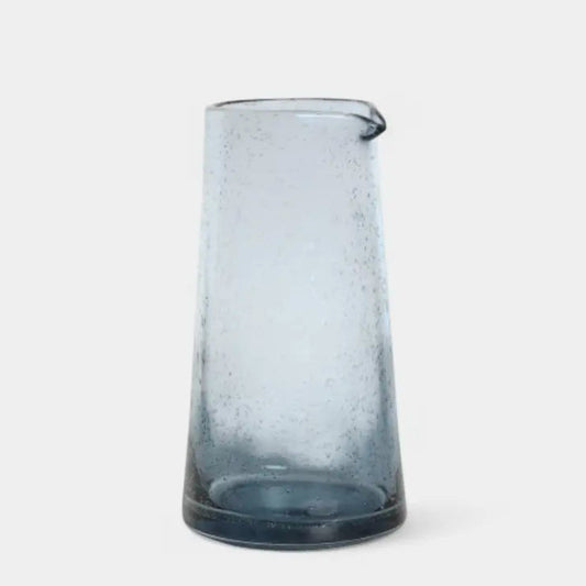 Pichet en verre bleu KELLY