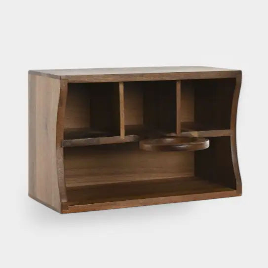 Panier à couverts en bois d'acacia KALU