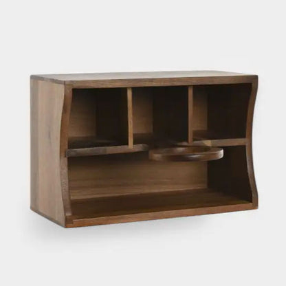 Panier à couverts en bois d'acacia KALU