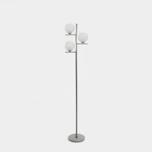 Lampadaire acier et sphères LILITH