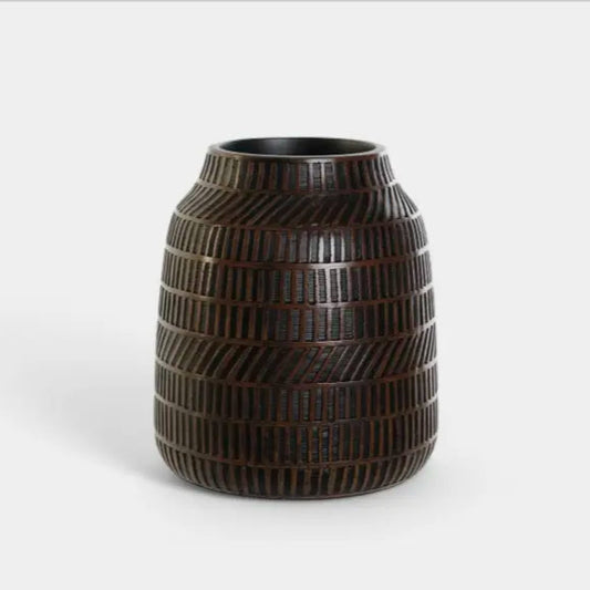 Vase marron et noir VESNA