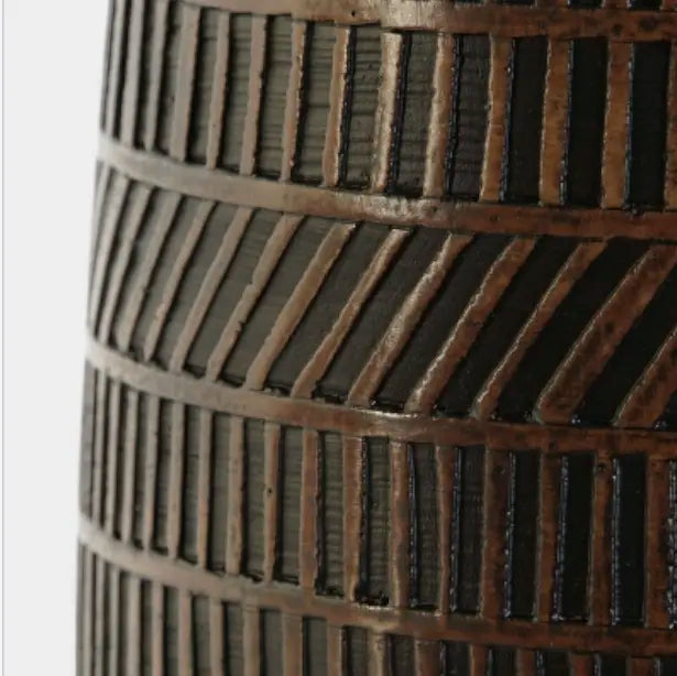 Vase marron et noir VESNA