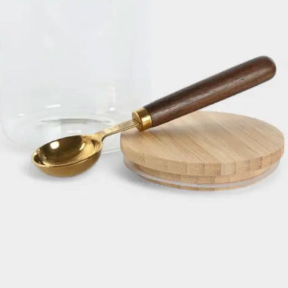 Set de boîtes en verre et bambou KAMELA